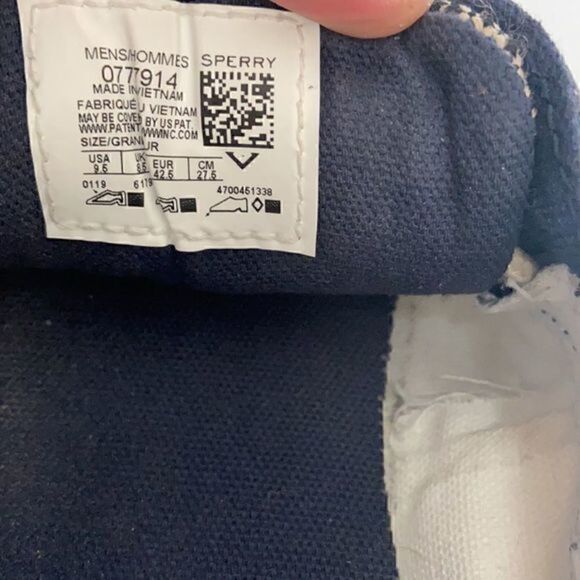 𝅺Sperry  top siders loafers navy‎ blue - Picture 7 of 7